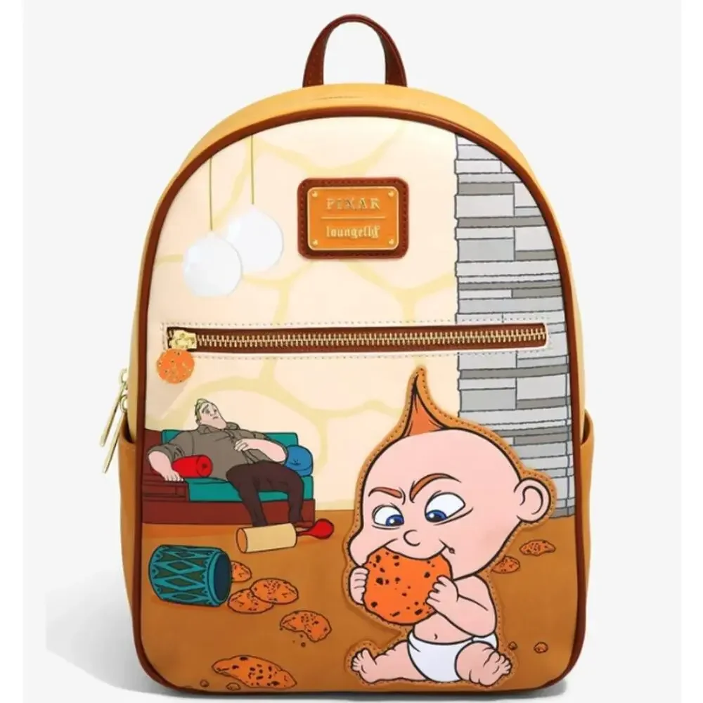 Loungefly Disney Pixar The Incredibles 2 Mini Backpack Jack-Jack Cookie Racoon